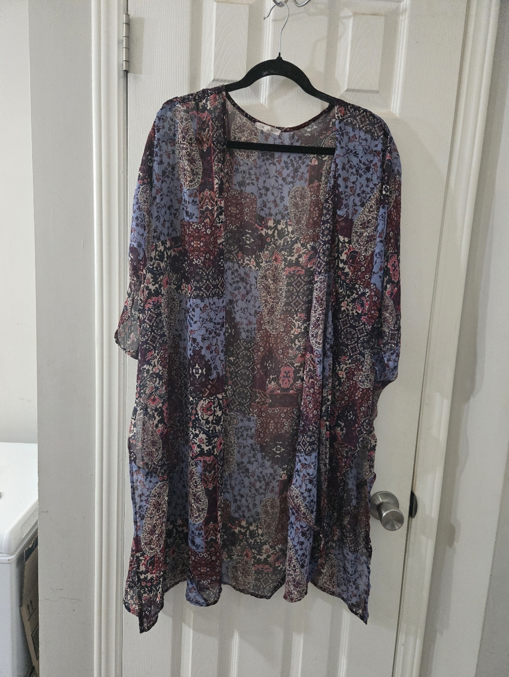 1x Maurices semi sheer duster